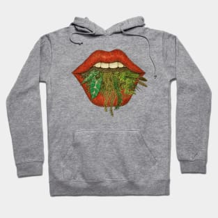 Mouth full of plants Hoodie